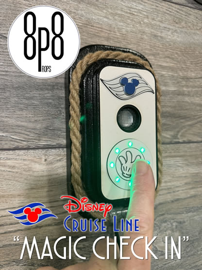 For serious Disney Cruise Line lovers only!!  Now you can listen to the Shipboard announcement tone anytime! Close your eyes and you are magically transported to your Disney Cruise Line Cabin on vacation! Plus hear all your your Disney Favorites sounds and music with the touch of a button and led lights just like the Disney Cruise Line!  We can customize it with your Cabin # and more!